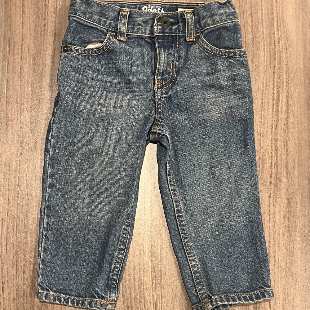 OshKosh B’gosh Classic Fit Blue Jeans - 12M